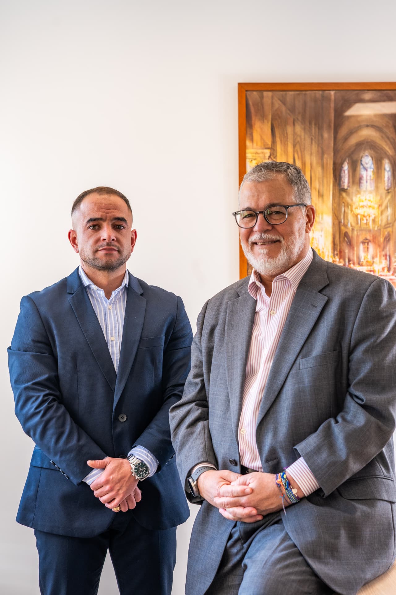 Javier Girón junto a Luis Echecopar, socio fundador de Echecopar Abogados S.L.P.